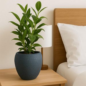 <b>Red</b> Color Modern Handmade Metal Round Flower <b>Vase</b> for Home Decor Indoor/Outdoor Use Lightweight & Rust Resistant Low Price - Product Image 3