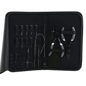 Kit professionnel de pose d'extensions capillaires de haute qualité, léger, avec pinces et outil de bouclage, durable pour salon de coiffure - Product Image 1