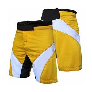 กางเกงชก MMA แบบสั่งทำพิเศษ ทนทาน เหมาะสำหรับฝึกซ้อมและต่อสู้ กางเกงขาสั้นลำลองสำหรับผู้ชาย เอวยางยืด พร้อมปรับแต่งได้อย่างเต็มที่ - Product Image 3