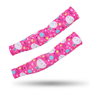 Manchons de bras imprimés élégants, motifs tendance, protection UV, taille personnalisée, couleur unie, manchons de compression - Product Image 2