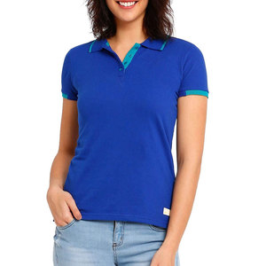 Vente en gros de polos décontractés pour femmes, nouveau style, produit très vendu, service OEM/ODM, prix bas, polo de golf pour femmes - Product Image 5