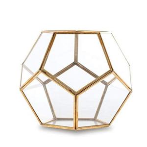 Farol de Metal con Espejo de Aspecto Elegante, Geométrico, Colgante, para Interiores/Exteriores, Jardín, Decoración de Bodas - Product Image 4