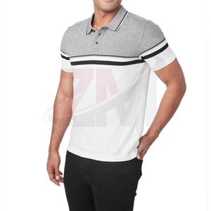 เสื้อโปโลผู้ชายใส่สบาย น้ำหนักเบา พร้อมบริการออกแบบโลโก้ตามสั่ง ระบายอากาศได้ดี ขายส่ง บริการ OEM รับผลิตแบรนด์ส่วนตัว - Product Image 1