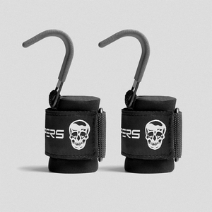 Weight Lifting rubber grip Hooks Non-slip Deadlift wrist Straps palm support <b>Gloves</b> <b>Pull</b> <b>Up</b> gym fitness training session workout - Product Image 5