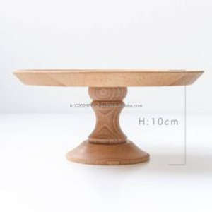 Atractivo soporte de pastel de madera para eventos nupciales de tema rústico baby showers y arreglos de postres de boda - Product Image 5