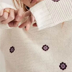 Pull en tricot pour femme, style moderne et tendance, 100% coton/laine, fabriqué au Pakistan - Product Image 6