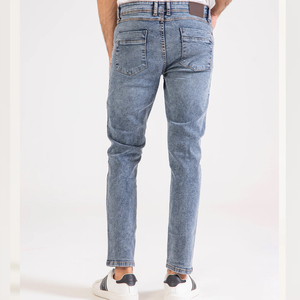 Nouveau jean slim fit pour homme, design personnalisé, prix bas et haute qualité, jean en coton pour homme - Product Image 4