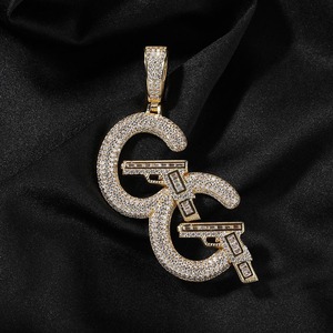 New Designed Hip Hop Gold Iced Out Moissanite Pendant Charms Children's Luxury Pendant - Product Image 3