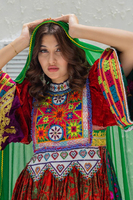 Robes afghanes brodées sur mesure pour femmes, vente en gros, meilleure qualité, tissu tribal Banjara pour la danse du ventre, robe traditionnelle afghane