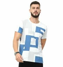 Men's Geometric Graphic T-Shirt Abstract Block Print Short Sleeve Tee Modern Casual <b>Round</b> Neck Top All Over Print Summer T shirt - Product Image 4