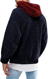 Sweat à capuche en polaire Sherpa pour homme, chaud pour l'hiver, pull Teddy personnalisé, sweat à capuche Teddy en polaire pour homme, sweat Sherpa surdimensionné - Product Image 3