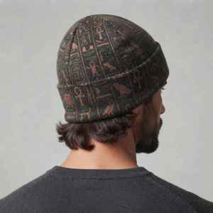 Gorro de Lana Jacquard de Lujo Unisex CHALASA SPORTS CS-BC-16, Bordado, Reversible, Multifuncional, Cálido para Otoño e Invierno - Product Image 5