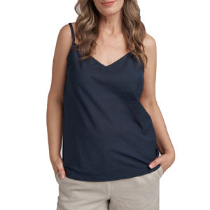 Camisola Larga de Algodón para Mujer, Simple, Sexy, Sin Mangas, Delgada, Transpirable, Ecológica, Top Sólido, Combinable con Todo, Top Básico - Product Image 1