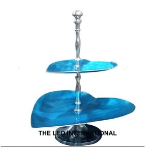 Nordic Style Luxury White Color Round Shape Eco-Friendly Fancy Cake Snack Dessert Stand for Weddings Parties Resin Epoxy <b>Mold</b> - Product Image 4