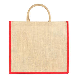 Sacs isothermes pliables en jute Double R, fermeture ouverte, écologiques, durables, imperméables, capacité personnalisée, livraison de repas de 7 pouces - Product Image 5