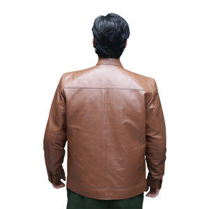 Hot Selling <b>Men</b> Clothing <b>Leather</b> <b>Jacket</b> New Fashion <b>Men</b> <b>Leather</b> <b>Jacket</b> Windproof <b>Leather</b> <b>Jacket</b> - Product Image 2