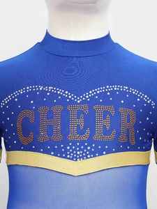 Conjunto Deportivo Cómodo para Niños Pequeños, Ropa de Gimnasia de Alta Elasticidad, Uniforme Escolar, Uniforme de Animadoras - Product Image 2