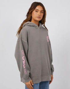Sudadera con Capucha Oversize de Hombros Caídos con Estampado 3D Personalizado para Mujer, 100% Felpa Francesa, Estilo Holgado Urbano - Product Image 4