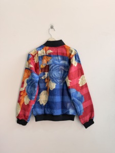 Veste bomber matelassée vintage Kantha faite à la main, style streetwear, fermeture éclair, veste d'hiver - Product Image 3