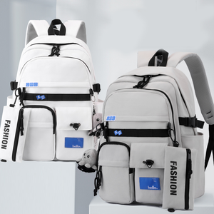 Sac à dos de sport léger et imperméable OEM ODM avec fermeture éclair, coloré, pour étudiants, design MINIMULL, unisexe - Product Image 3