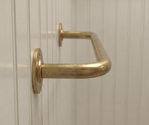 Modern and Simple Brushed Brass Towel Rack Towel Rod Home Apartment <b>Bathroom</b> Storage Hardware <b>Accessories</b> - Product Image 4