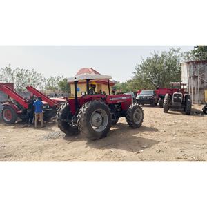 Potente tractor Massey Ferguson MF 375 4WD 75 HP listo para arar para la Agricultura fabricado en Pakistán - Product Image 2