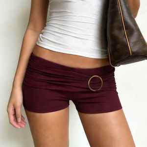 Shorts décontractés pour femmes, qualité professionnelle, taille élastique à cordon de serrage, ajustement réglable, séchage rapide, finition douce, essentiels de l'été - Product Image 4