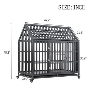 Cage pour chien robuste avec toit et fenêtre Meubles de caisse pour animaux de compagnie de qualité supérieure - Product Image 2