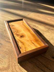 Boîtes de rangement en bois massif et boîte à bijoux au design classique personnalisé, gain de place, pour la chambre à coucher - Product Image 3
