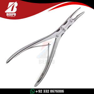Instrumentos Ortopédicos Profesionales: Pinzas de Hueso Beyer de Diseño Curvo, de Acero Inoxidable de Alta Resistencia - Product Image 2