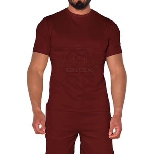 T-shirts personnalisés pour hommes en mélange de coton premium, col ras du cou, manches courtes, coupe décontractée oversize, séchage rapide, respirant, marque privée - Product Image 5