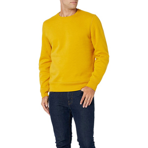 Basic Cotton Blended With Crew Neck Custom Logo Men Cotton Plain Sweatshirt Men's Men's Fashion Sweatshirt 100% Cotton 450g - Product Image 5