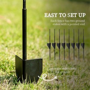 Recinzione in vinile anti-roditori da 6 piedi, zincata a caldo, con cancello per la privacy del giardino - Product Image 5