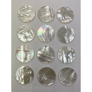 แผ่นมุกเปลือกหอยสีขาว สีเหลือง สีดำ: ชิ้นมุกเปลือกหอยสำหรับงานฝีมือธรรมชาติ  แบบตัดสำเร็จ ขนาด 10000 ชิ้น มีจำหน่าย - Product Image 5