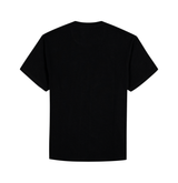 เสื้อยืดแขนสั้นสีดำสำหรับผู้ชาย Avirex ผ้าฝ้าย 100% แบบ OEM ODM สั่งทำพิเศษ พิมพ์ลายโลโก้ด้านหน้า สไตล์สตรีท ทรงปกติ ผ้าคอตตอนเจอร์ซีย์ - Product Image 2