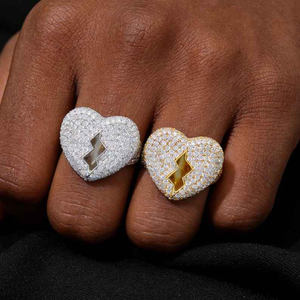 Luxury Moissanite Bear <b>Ring</b> Iced Out Animal <b>Ring</b> 925 <b>Silver</b> Hip Hop Jewelry Bold Statement Gifts For <b>Male</b> Ladies Elegant Shine - Product Image 4