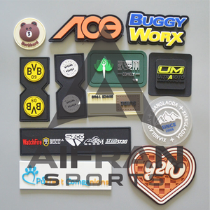 Aifran Custom Soft PVC Rubber Patch for Uniform <b>Hats</b> <b>Bags</b> Jackets Durable Waterproof Embossed Logo Patch Manufacturer - Product Image 1