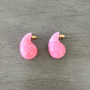 Pendientes de Resina Brillante de Lujo, Diseño de Hadas, Hechos a Mano, Artísticos, Modernos, con Patrón Geométrico, Pintados a Mano, Personalizables - Product Image 5