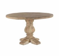 Meilleure table à manger en bois de manguier sur pied au design moderne, en bois massif, extensible, pour la maison ou l'hôtel