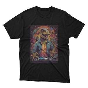 Regular Fit Adult Men <b>Top</b> 100 Cotton Mid-Weight V-Neck Short Sleeve Water-Based Ink Print Custom Logo Low MOQ - Product Image 4