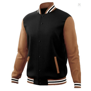 <b>Men</b> varsity <b>jacket</b> Woolen <b>Men's</b> Black Varsity <b>Jacket</b> Wholesale Outdoor Winter <b>Long</b> Clothing custom logo printing varsity <b>jacket</b> - Product Image 4