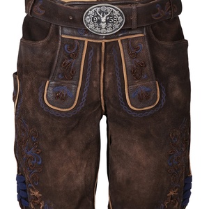 Custom Men's Lederhose Bavarian Garments Trachten Alta Calidad Kurz Lederhose Cuero Real Con Logotipo Personalizado para una nueva temporada - Product Image 6