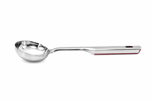 Louche en acier inoxydable de qualité alimentaire 202 rouge Dheer International avec un aspect haut de gamme, vente en gros - Product Image 1