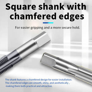 Tarauds de filetage HSS BSPP pour tuyaux 1/8 1/<span class=keywords><strong>4</strong></span> <span class=keywords><strong>3</strong></span>/8 1/2, à cannelures droites, 55 degrés, pour filetage en G parallèle, outil de <span class=keywords><strong>taraudage</strong></span> pour eau, <span class=keywords><strong>gaz</strong></span>, huile et machines - Product Image 6