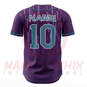 Nueva camiseta de béisbol transpirable de diseño para equipos, sublimada, en blanco, para venta en línea - Product Image 3