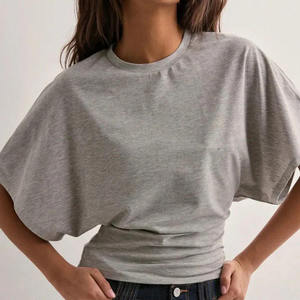 Camisetas Personalizadas OEM 2026, Nueva Colección, Camisetas Elegantes de Alta Calidad para Mujer, Estilo Urbano, Tallas Grandes - Product Image 5