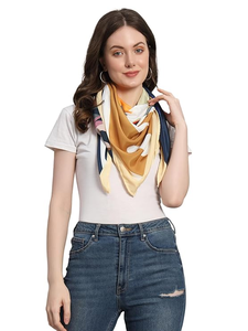 Foulards carrés de mode légers de qualité supérieure Impression numérique personnalisée Accessoires en tissu élégant parfaits pour la vente en gros - Product Image 6