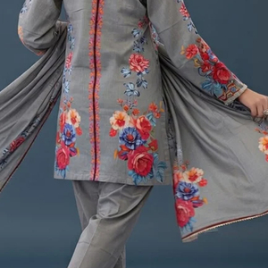 Colección Festiva, Shalwar Kameez Dupatta para Mujer, 3 Piezas, Estampado Digital - Product Image 4