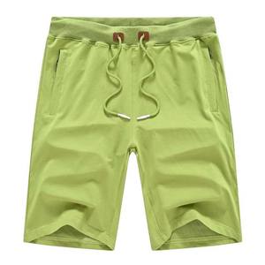 Pantalones Cortos Deportivos para Hombre, Color Verde, Felpa Francesa, 100% Algodón Orgánico de Lujo, Preencogidos, Certificados por GOTS, Ajuste Clásico, Cómodos - Product Image 1