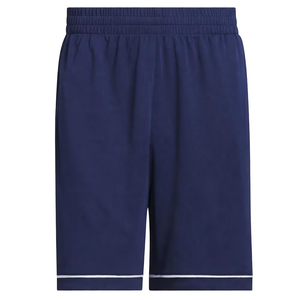 Shorts de basketball pour hommes personnalisés, tricotés, unis, décontractés, taille mi-haute, respirants, de haute qualité, avec cordon de serrage, 100 % polyester, extensibles dans les 4 sens - Product Image 3